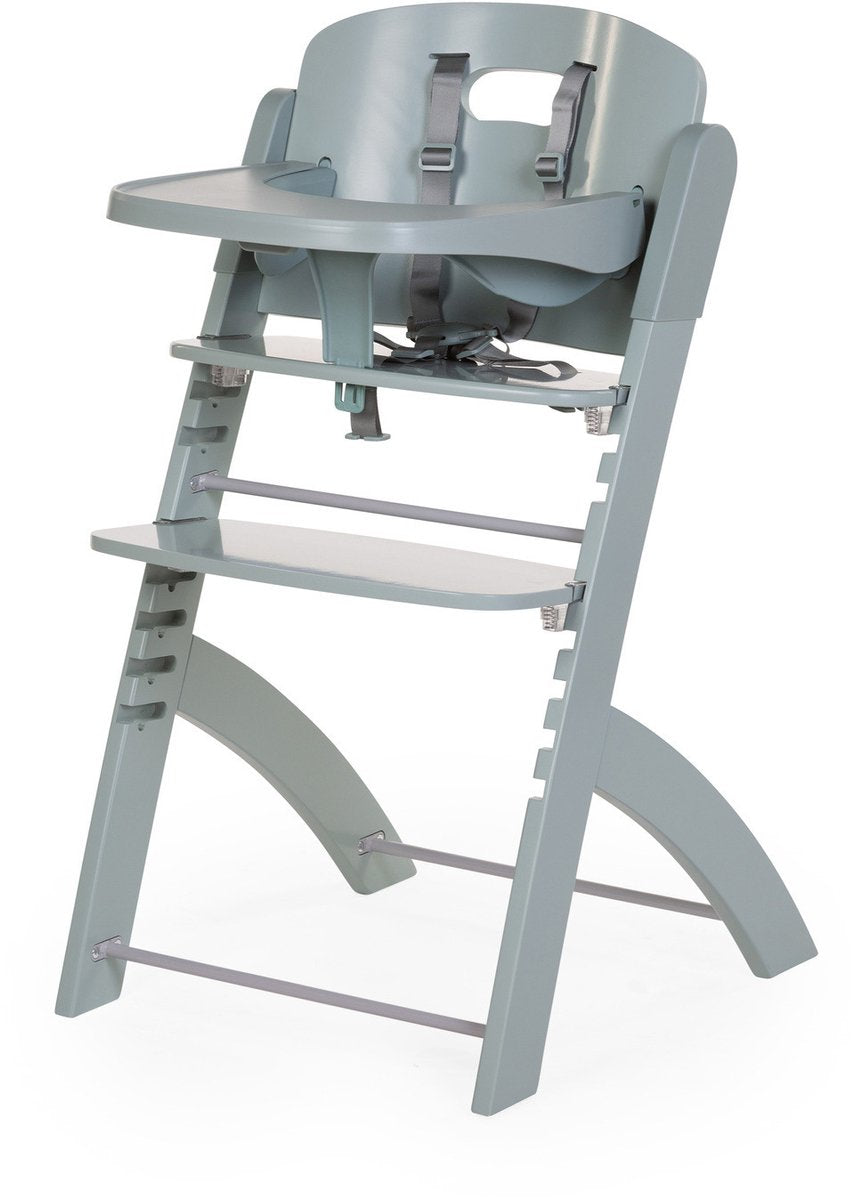 Childhome - evosit meegroeistoel eettablet - munt - verstelbare kinderstoel - 6mnd tot 85kg