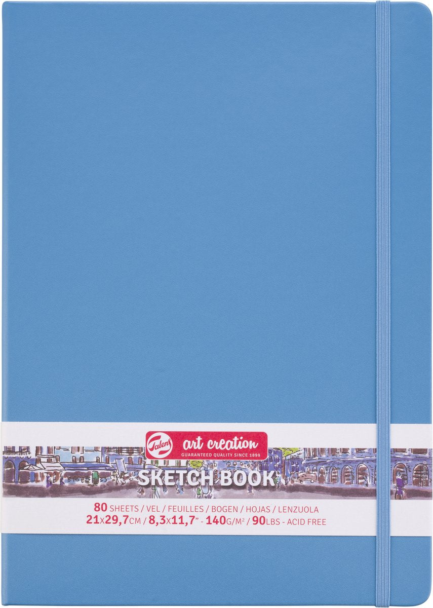 Quaderno per schizzi Talens Art Creation blu 21 x 29,7 cm 140 g 80 fogli