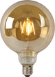 Lucide g125 - filament lamp - ø 12,5 cm - led dimbaar - e27 - 1x8w 2700k - amber