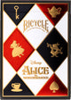 Bicycle disney - alice in wonderland - premium speelkaarten - poker - creatives - collectible
