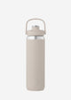 Aya ida aya ida - botella deportiva - botella para beber - botella termo - botella de agua - acero inoxidable - 700 ml - beige crema