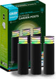 Calex illuminazione intelligente da giardino 24v per esterni - set di 3 faretti intelligenti da terra - lampada da terra con RGB e luce bianca calda - nero