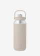 Aya ida aya ida - botella deportiva - botella para beber - botella termo - botella de agua - acero inoxidable - 950 ml - beige crema