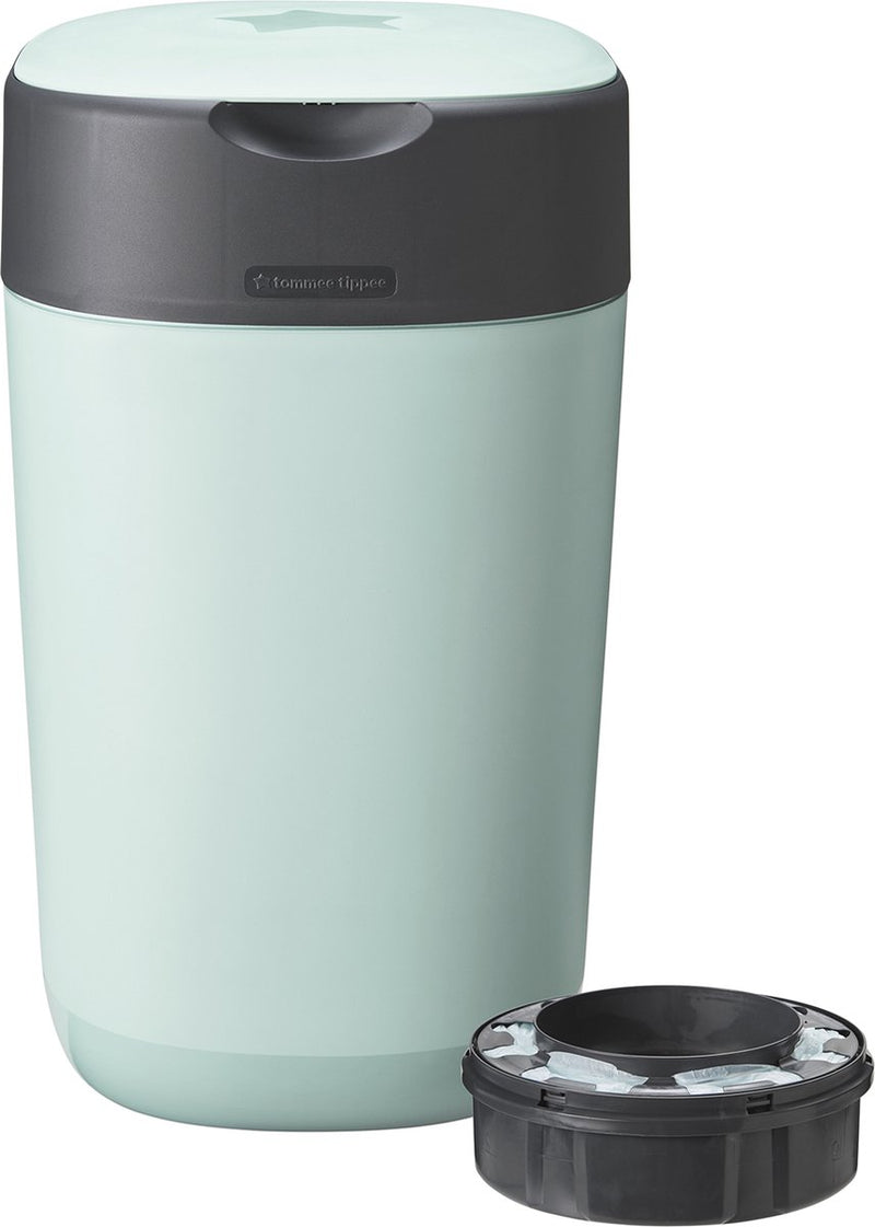 Contenitore per pannolini Tommee Tippee Twist Click - per un massimo di 33 pannolini - 1 cassetta di ricarica - verde
