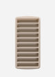 Aya ida aya ida - ice cube tray - ijsblokjesvorm - siliconen ijsblokjes vorm met deksel - bpa vrij - herbruikbaar - langwerpige ijsblokjes voor flessen - koude dranken - cream beige