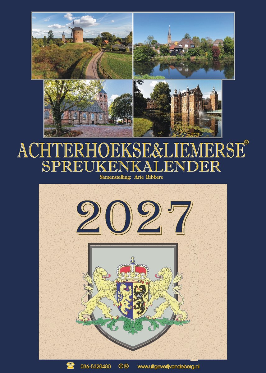 Calendario de hechizos de Achterhoek Liemerse 2027