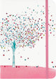 Cuaderno compacto Peter Pauper - árbol de corazones - con cierre elástico - 13x18 cm