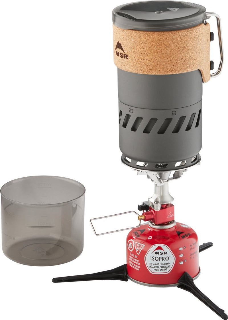 Msr - bruciatore - outdoor - campeggio - fornello con sistema di commutazione - gas e benzina multicombustibile - spedizione e zaino in spalla