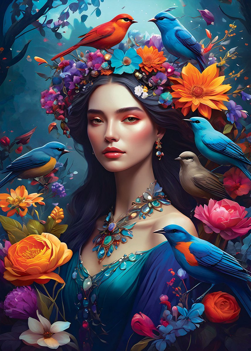 Bluebird puzzle diana - colección alma de la naturaleza - 1000 piezas.