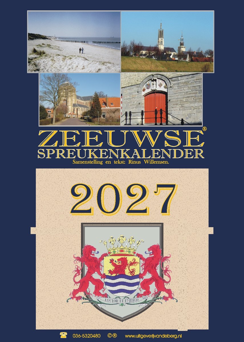 Zeeland spell calendar 2027
