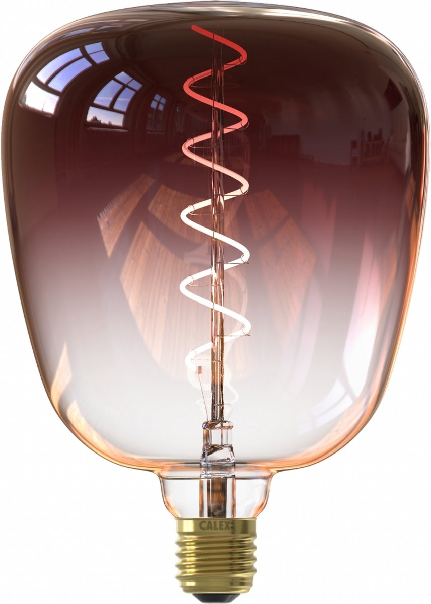 Calex kiruna colors marron - e27 led lamp - filament lichtbron dimbaar - 5w - warm wit licht
