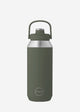 Aya ida aya ida - botella deportiva - botella para beber - botella termo - botella de agua - acero inoxidable - 950 ml - verde tropical