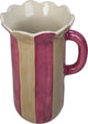 Hd collection vaas strepen aardewerk 16x13,8x25,5cm