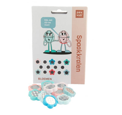 Bicicletas Beads Beads Pexkid's Flowers Orded de 4 colores (12 piezas en el mapa)