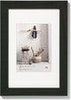 Casa Walther - cornice in legno - misura foto 24x30 cm - nera