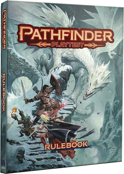 Libro de reglas de prueba de juego de Asmodee Pathfinder