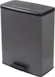 Curver Curver Pedal Bin Deco Rectangular 65 L Enfriamiento de gris