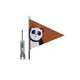 Bandera de seguridad Pexkids Panda Braun con una impresión de panda