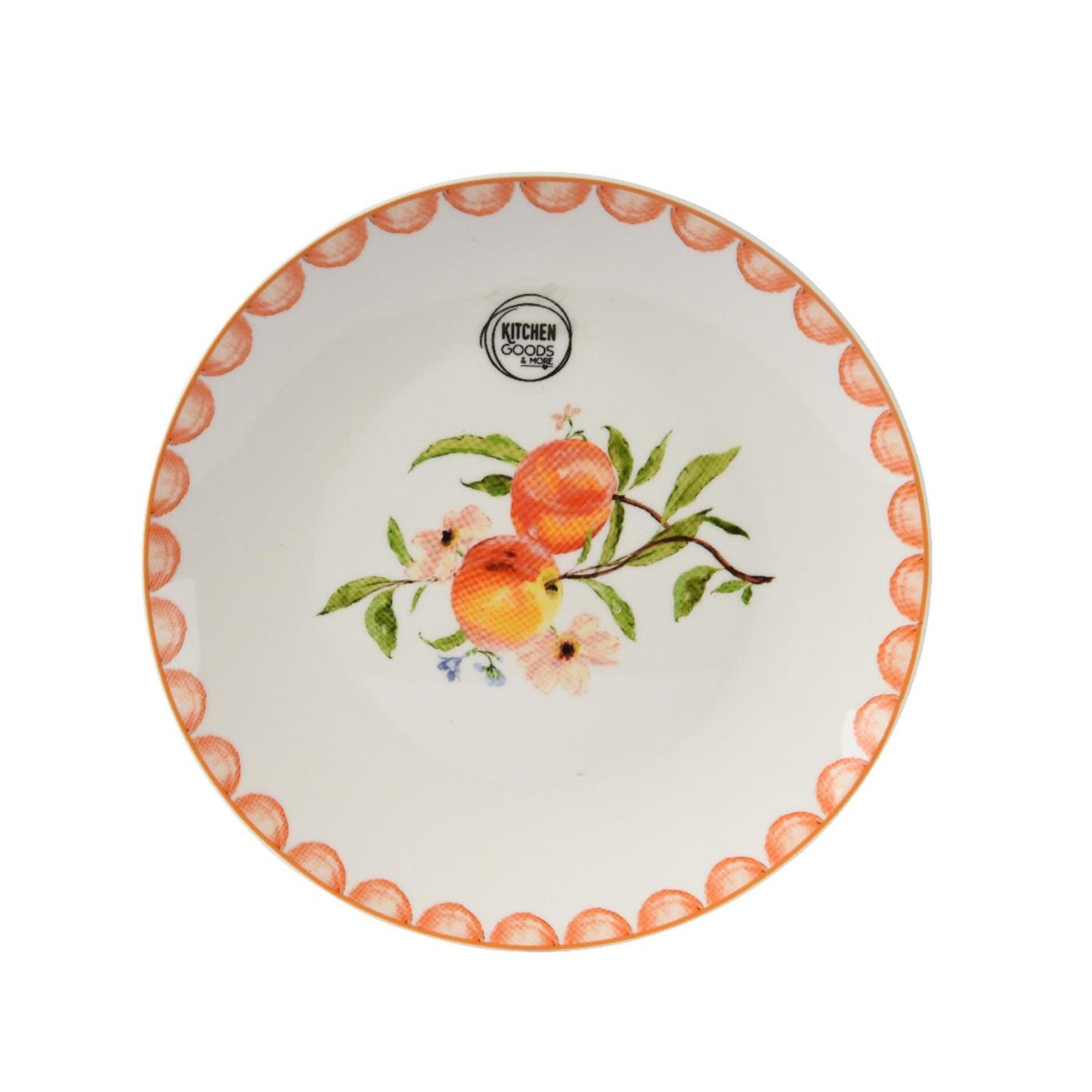 Piatto colazione Decoris porcellana pesca ø20cm