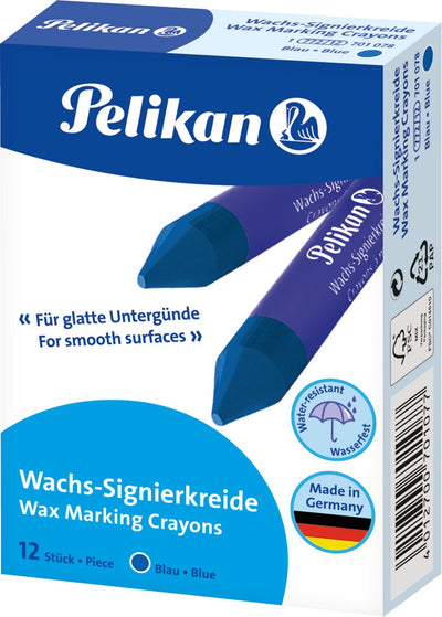 Gesso marca Pelikan 772 - blu - 12 pezzi