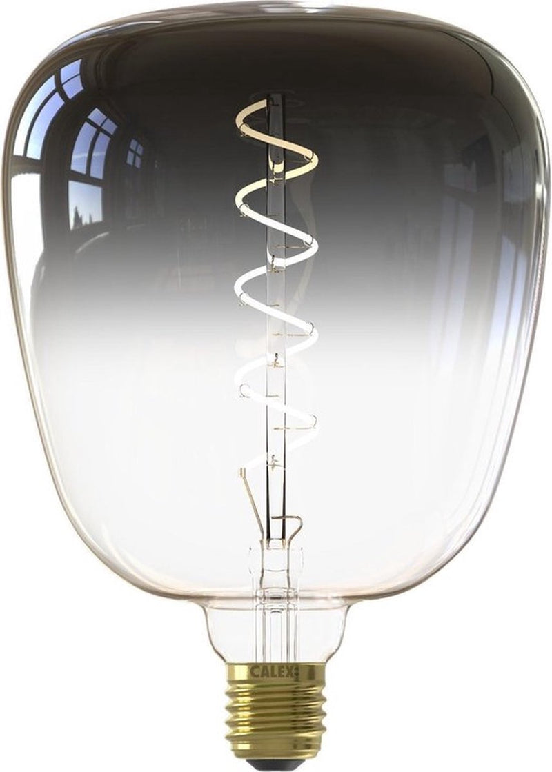 Calex kiruna colours gris - lámpara led e27 - fuente de luz de incandescencia regulable - 5w - luz blanca cálida