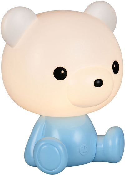 Rl live your light reality cutie - tafellamp - baby of kinderkamer - blauw - incl. 1x smd 0,3 w - aan uit touch - rgb-kleurenwisselaar - usb-aansluiting