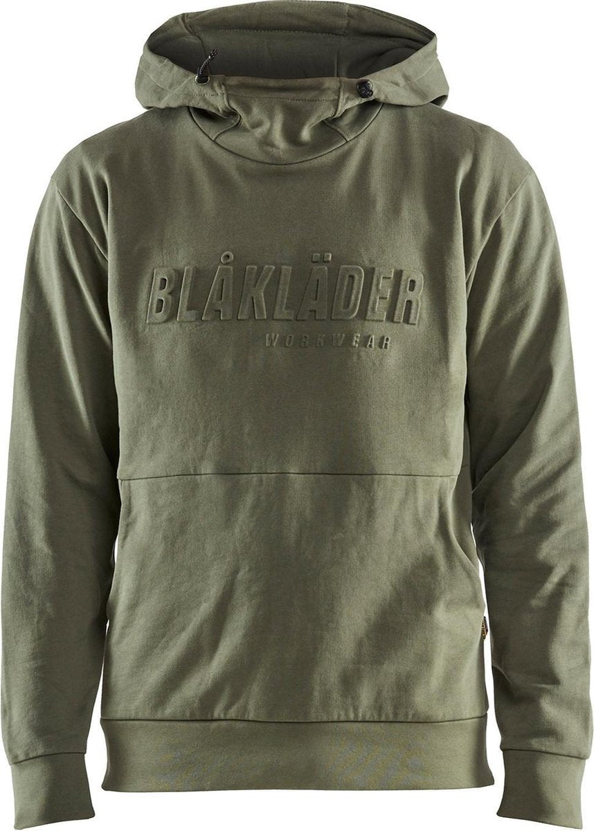 Blåkläder blaklader 3530 sudadera con capucha 3d otoño verde talla 3xl