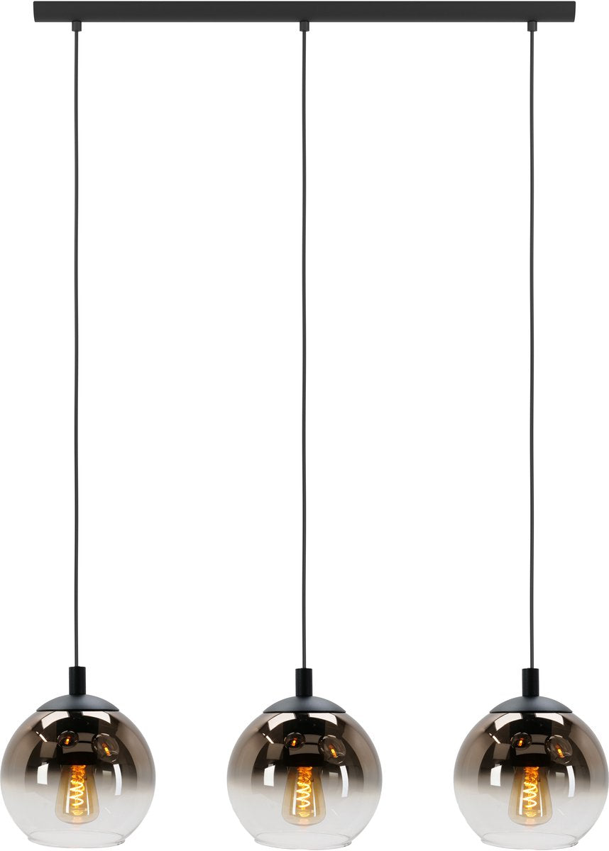 Lampada a sospensione Eglo ariscani 1 - e27 - 76,5 cm - nero rame
