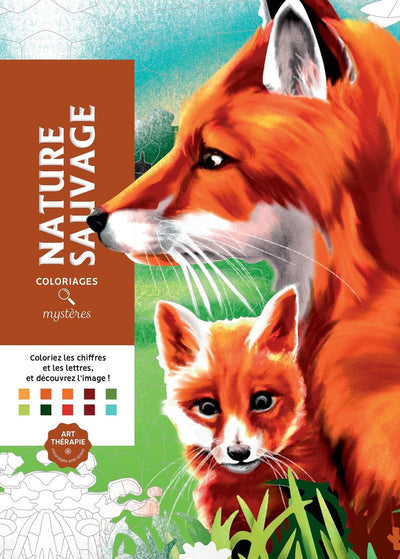 Hachette heroes coloriages mystères nature sauvage - coloring book for adults