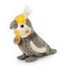 Peluche pappagallo calopsitta 20 cm eco-free