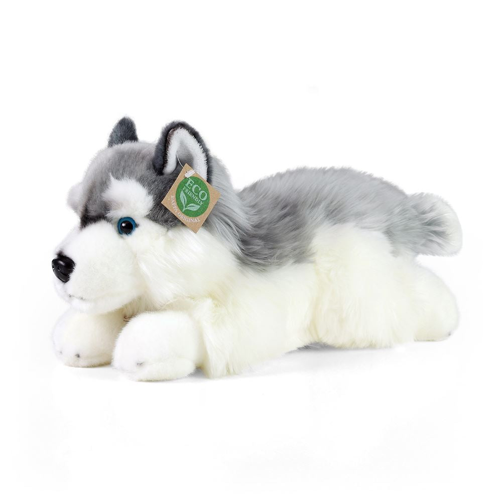 Peluche husky 30 cm ecologico