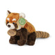 Peluche panda rosso 18 cm ecologico