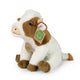 Mucca peluche 18 cm ecologica