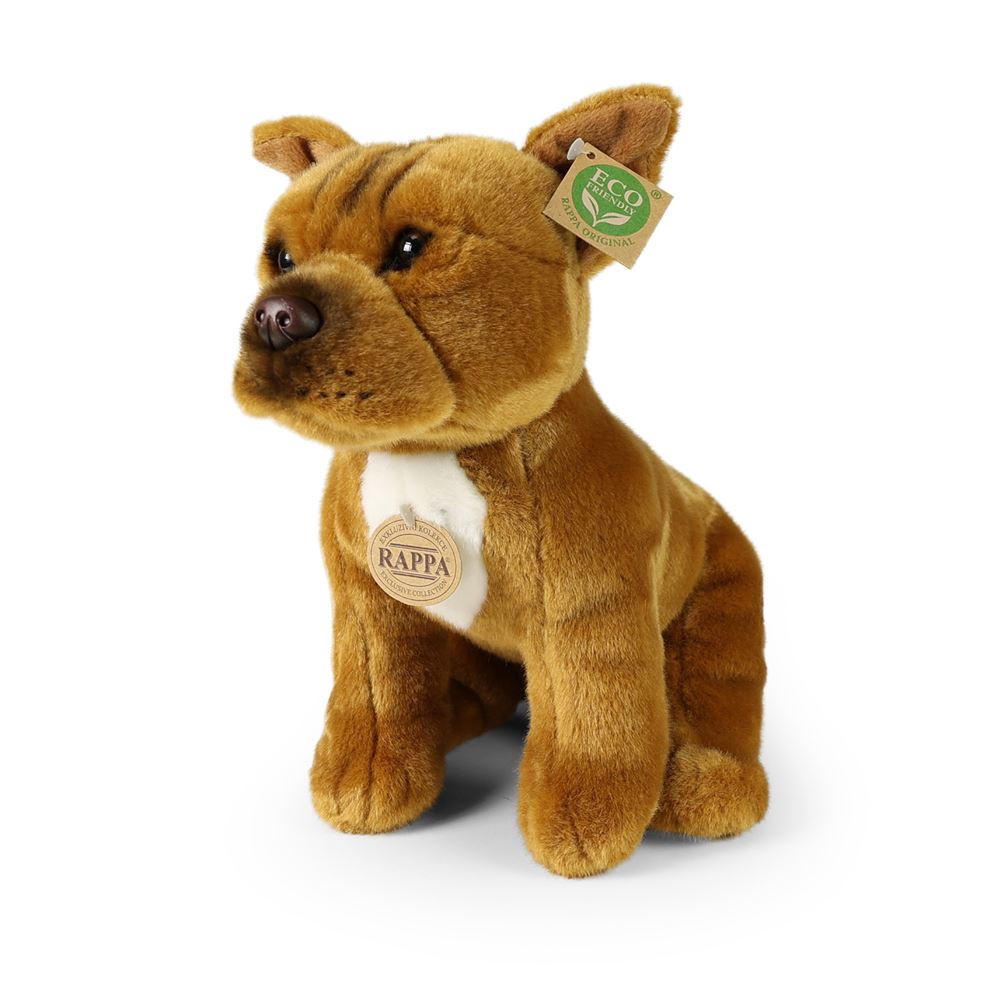 Peluche stafford bull terrier 30cm eco-ven