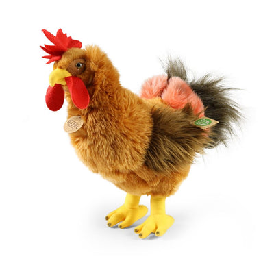 Gallo de peluche 33 cm ecológico.