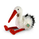 Cicogna peluche 39 cm ecologica