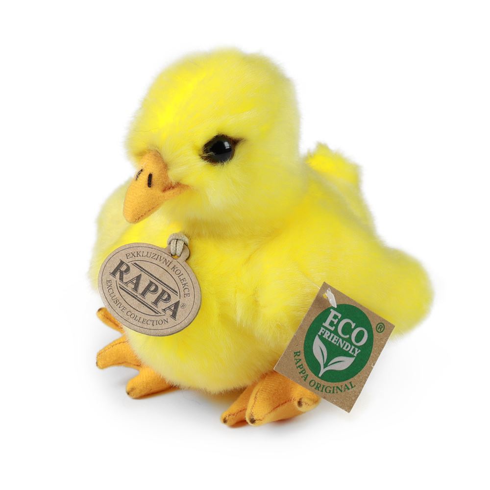 Gallina in peluche 14 cm ecologica
