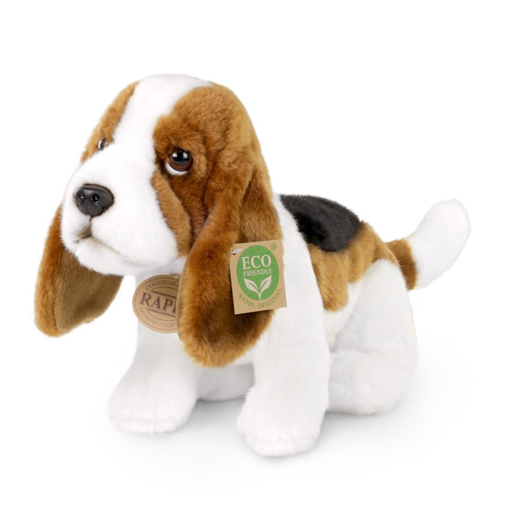 Peluche bassetto 32 cm ecologico