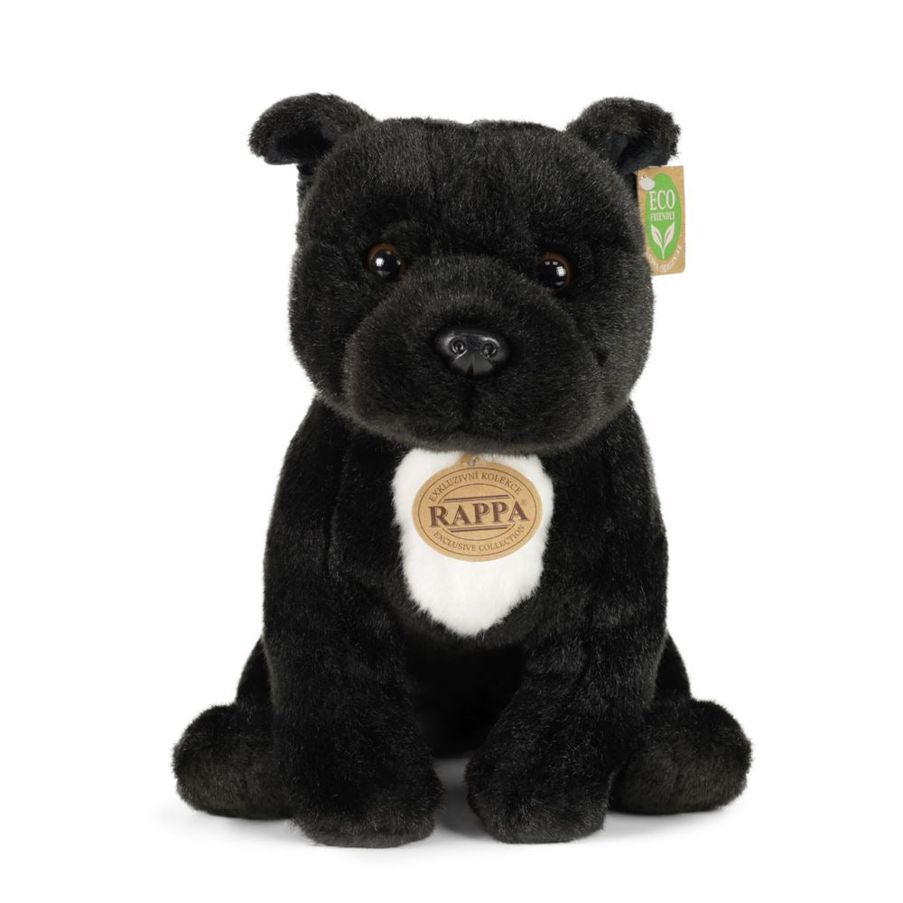 Peluche stafford nero 30 cm eco-friendly