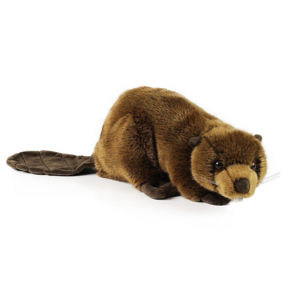 Castoro peluche 28 cm ecologico