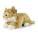 Peluche gatto a strisce rosse 40 cm eco-ven