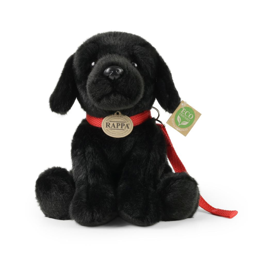 Pluche zwarte labrador 28 cm eco-vriende