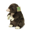 Rappa eco peluche topo 21 cm - peluche realista hecho de botellas de PET recicladas - marrón crema