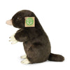 Rappa eco peluche topo 21 cm - peluche realista hecho de botellas de PET recicladas - marrón crema