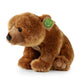 Peluche orso grizzly 30 cm ecologico