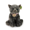 Peluche gatto grigio 25 cm eco-friendly