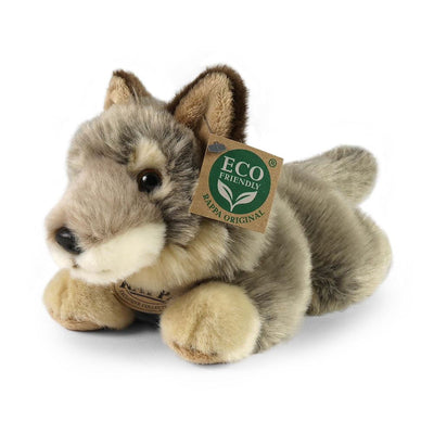 Lupo peluche 23 cm ecologico