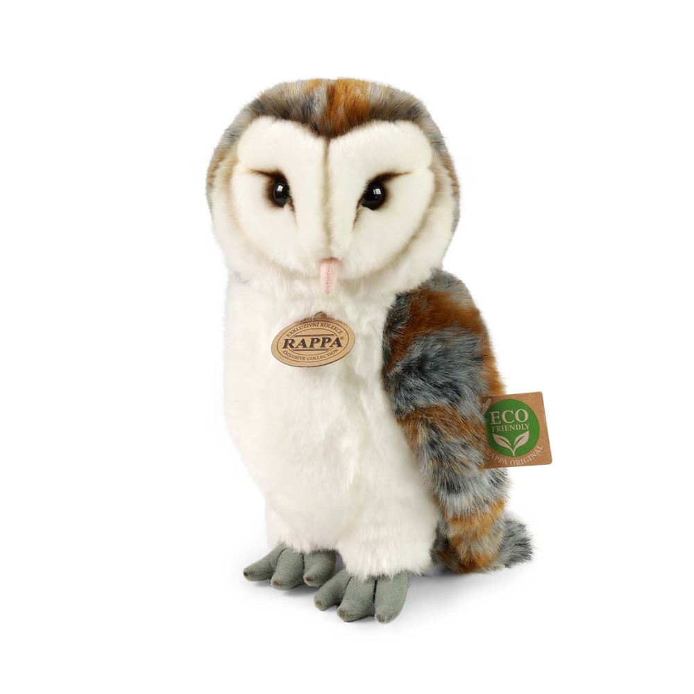 Pluche gewone kerkuil 27 cm eco-friendly