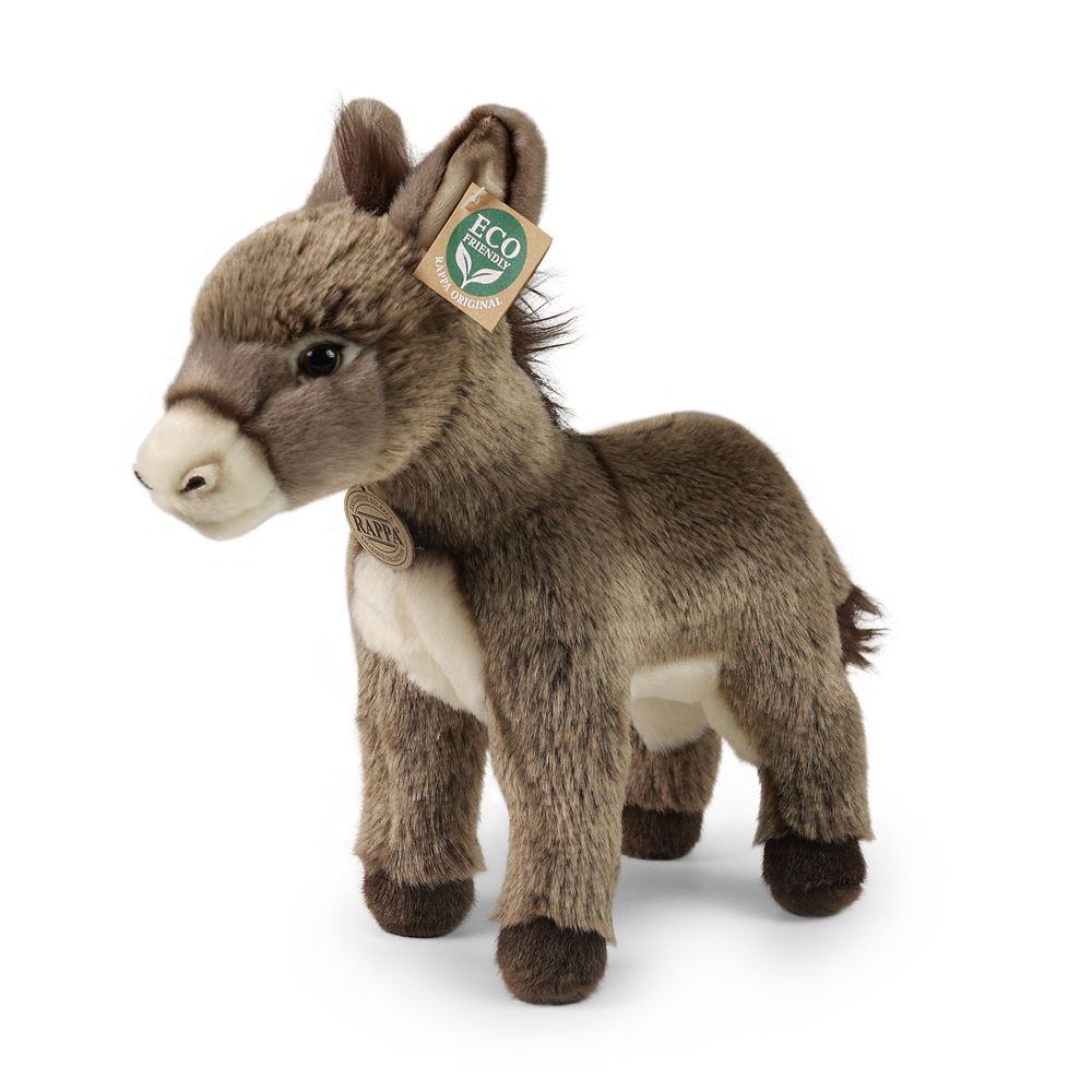Peluche asinello 28 cm ecologico
