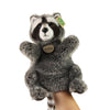 Pluche wasbeer handpop 28 cm eco-vriende